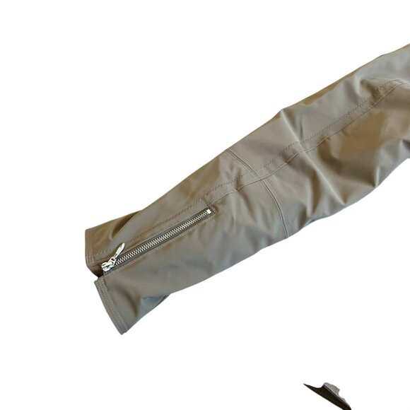 Obermeyer Tan Ski Jacket Waist Length Snowboarding Winter Snow Size 6 Women's - Picture 11 of 16